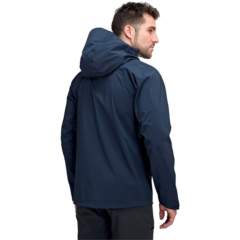 Mammut Mens Kento Hardshell Hooded Waterproof Jacket-3