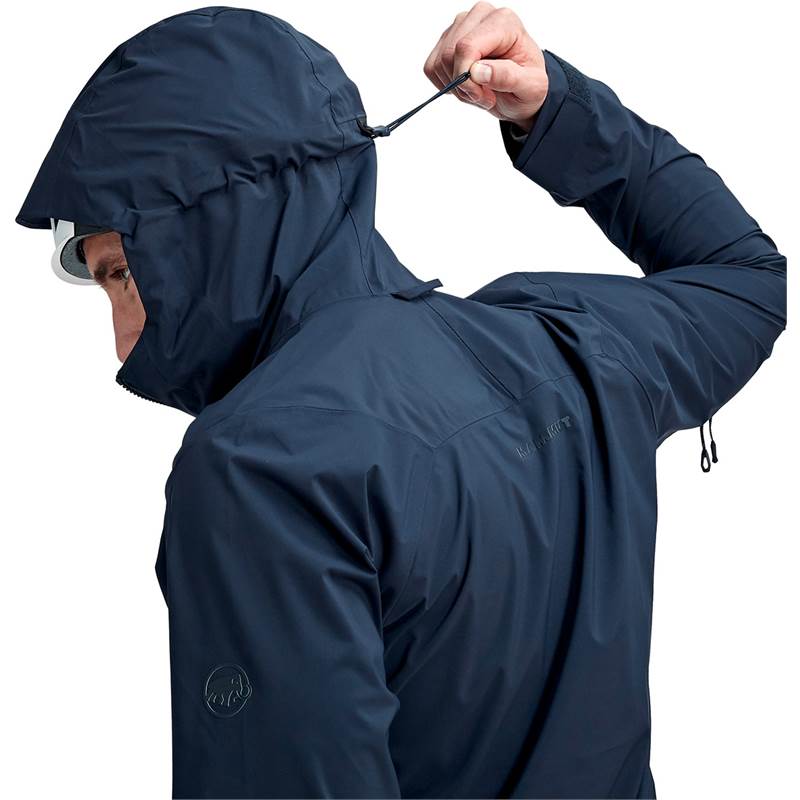 Mammut Mens Kento Hardshell Hooded Waterproof Jacket-5