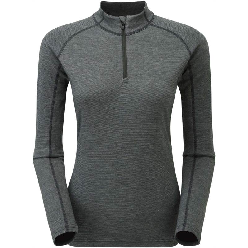Montane Womens Primino 220 Zip Neck Baselayer Top-1