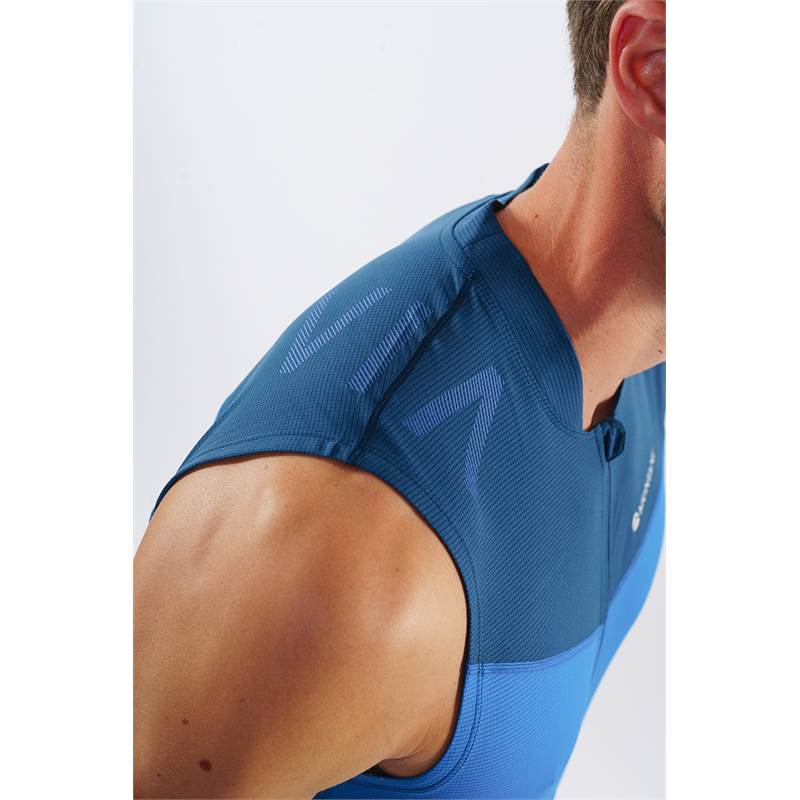 Montane Mens Dragon Zip Tank-3