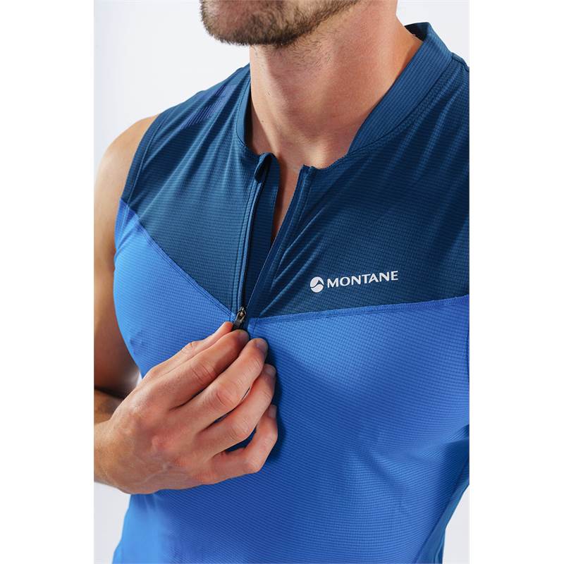 Montane Mens Dragon Zip Tank-4