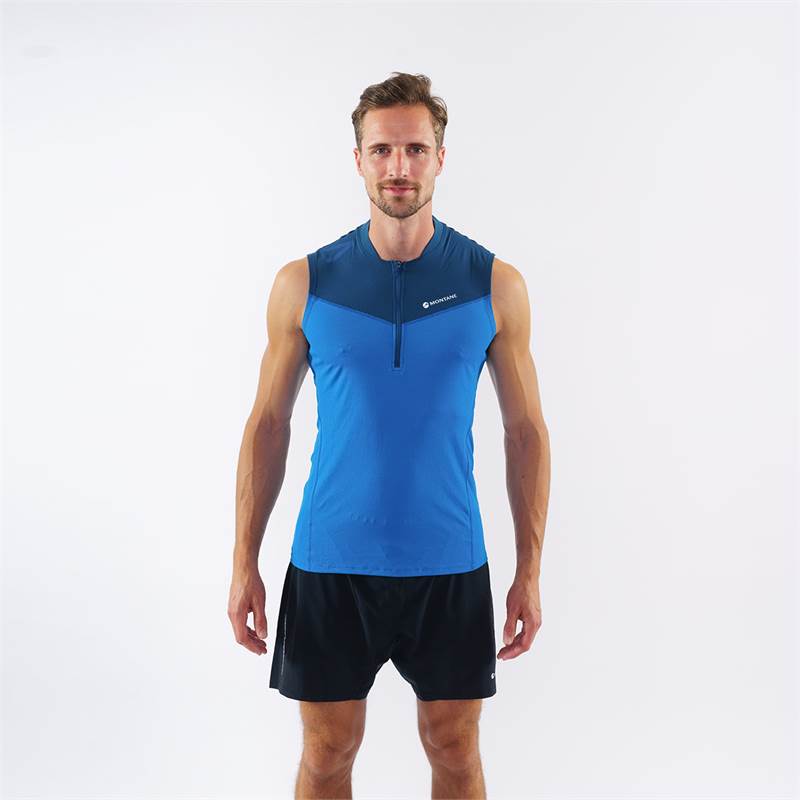 Montane Mens Dragon Zip Tank-5