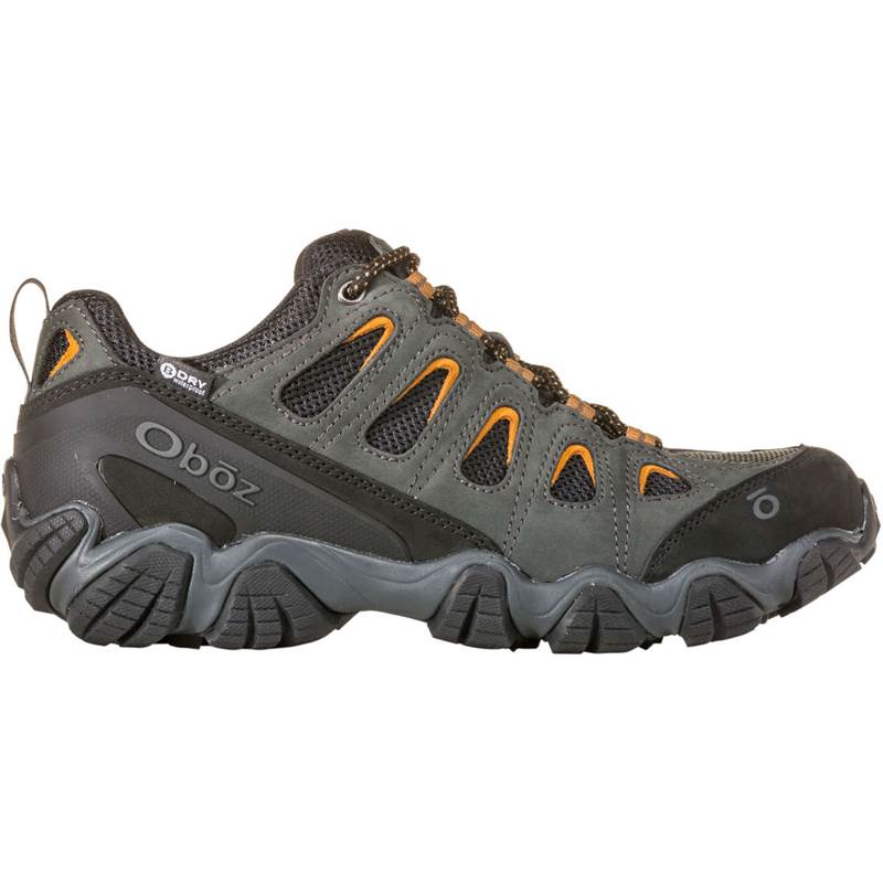 Oboz Mens Sawtooth II Low BDRY Wide Hiking Shoes-2