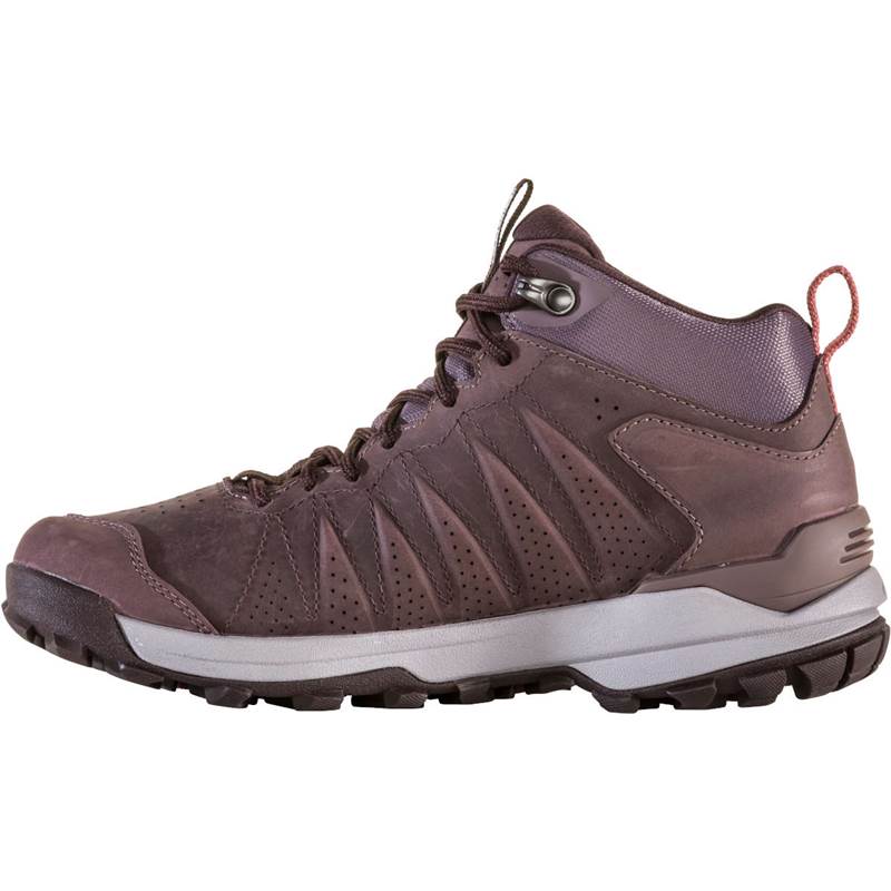 Oboz Womens Sypes Mid Leather BDRY Hiking Boots-2