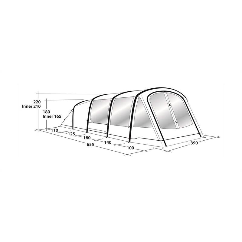 Outwell Chatham 6A 6 Person Air Tent-2