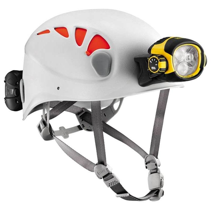 Petzl Trios: Elios Helmet equipped with Ultra Wide Head Torch-1