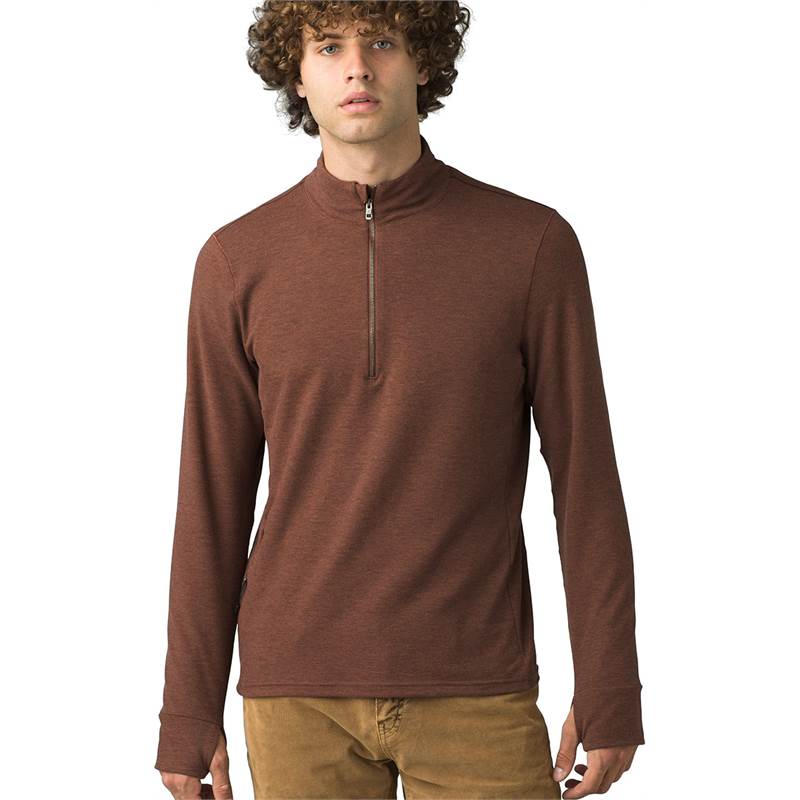 Prana Mens Altitude Tracker 1/4 Zip Top-1