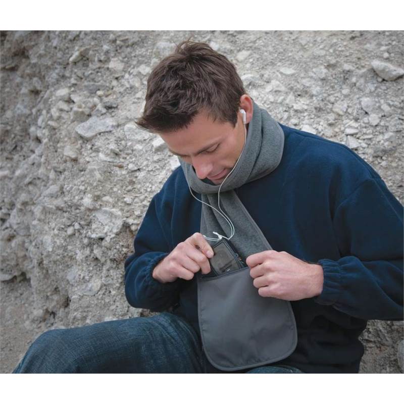 Result Essentials Active Fleece Scarf with Zip Pocket R100X-2