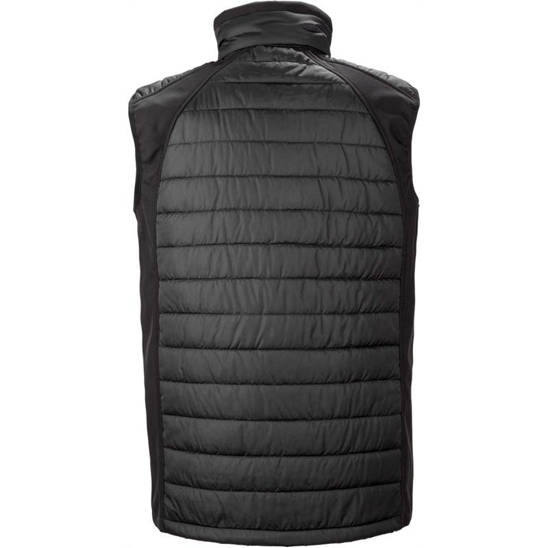 Result Black Compass Padded Softshell Gilet R238X-5