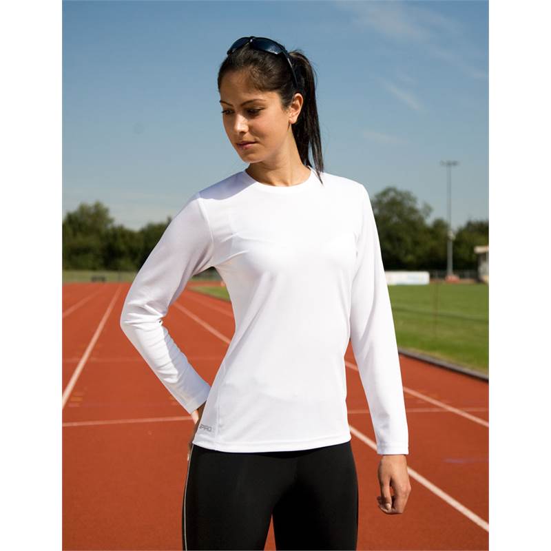Spiro Womens Quick Dry Long Sleeve T-Shirt S254F-2