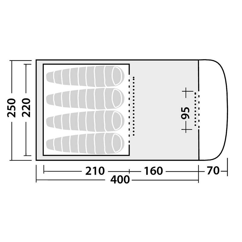 Robens Cabin 400 4-Person Tent-3