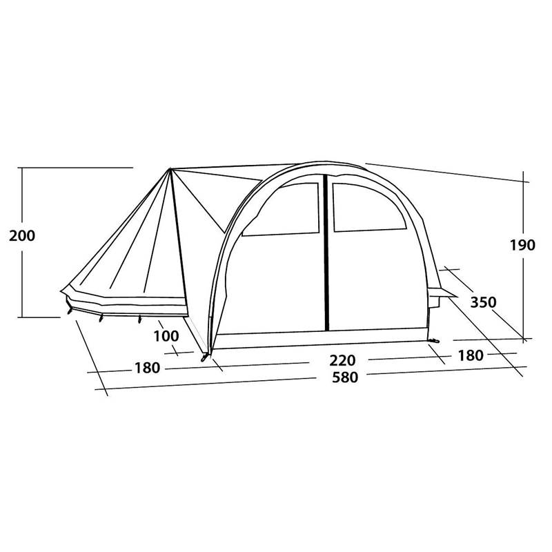 Robens Trapper Twin 4-Person Tent-4