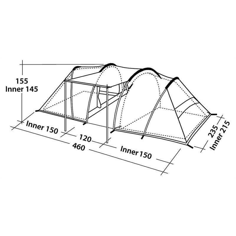 Robens Green Castle 6-People Tent-4