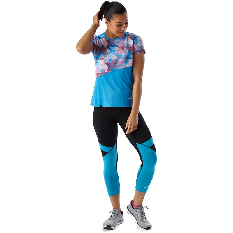 Ronhill Womens Stride Revive Crop Running Tights-5