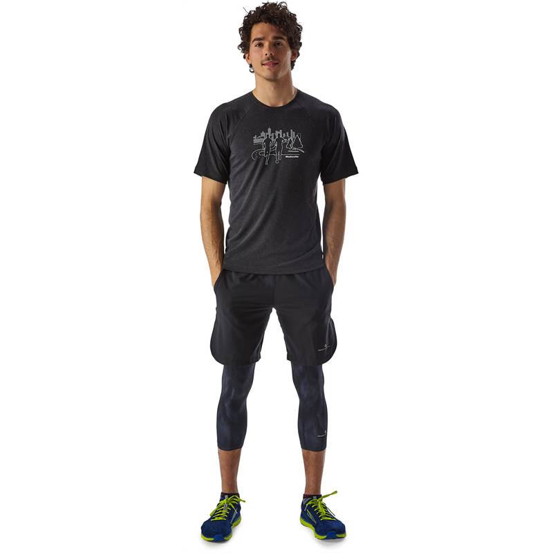 Ronhill Mens Momentum 5 inch Unlined Running Shorts-5