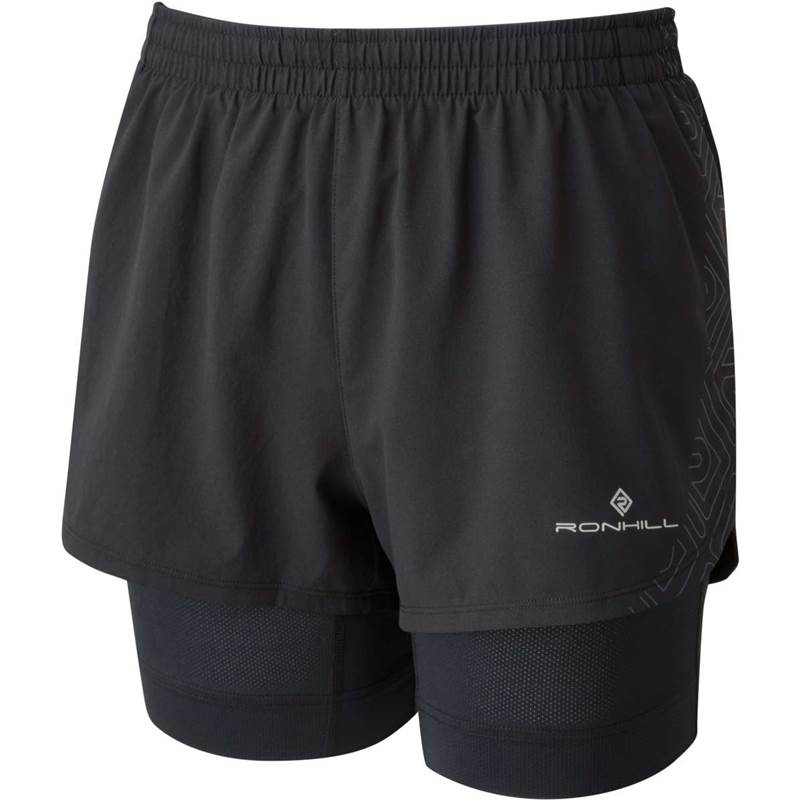 Ronhill Womens Infinity Marathon Twin Running Shorts-1