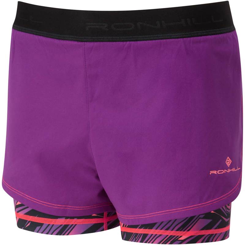 Ronhill Womens Momentum Twin Running Shorts-1