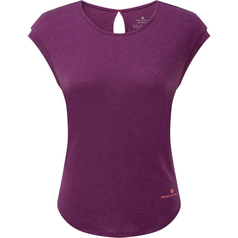 Ronhill Womens Momentum Tencel SS Running Tee Top-3