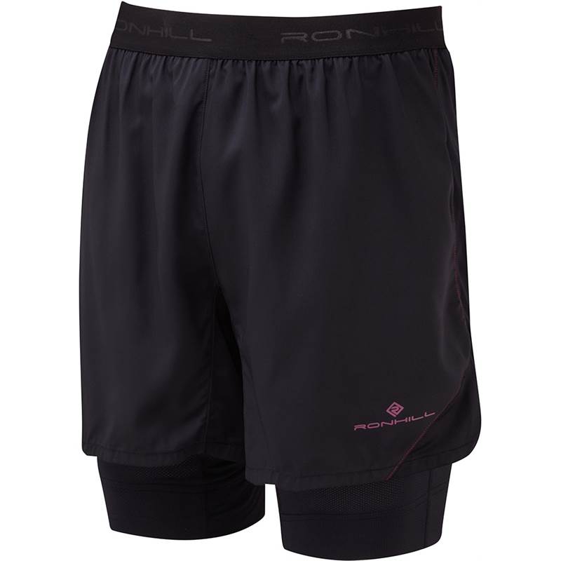 Ronhill Mens Stride Revive Twin Running Shorts-5