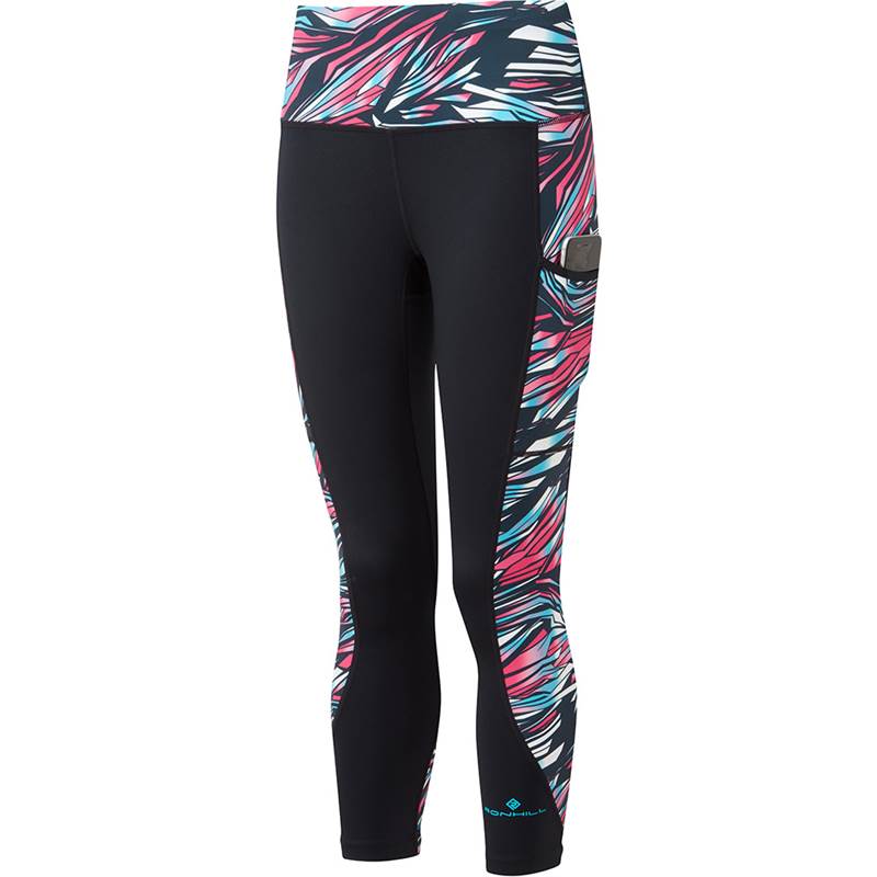 Ronhill Womens Momentum Sculpt Crop Running Tights NEW-3