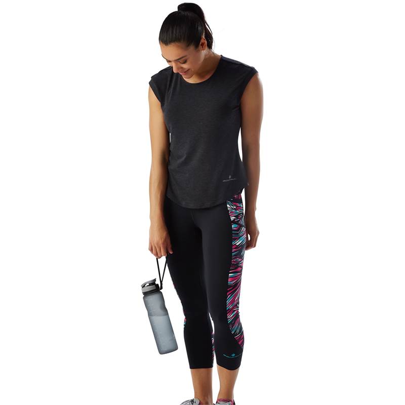 Ronhill Womens Momentum Sculpt Crop Running Tights NEW-5