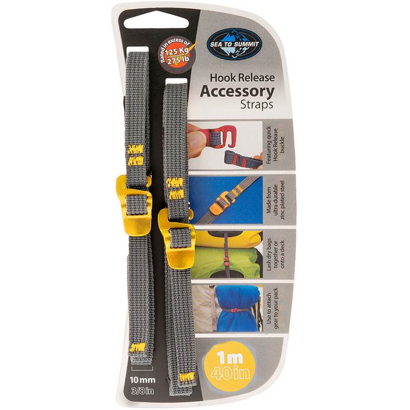 Sea to Summit 10mm Tie Down Strap with Hook Buckle-1