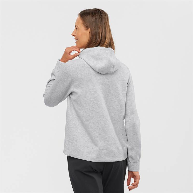 Salomon Women Comet Midlayer Full Zip Hooded Jacket-4