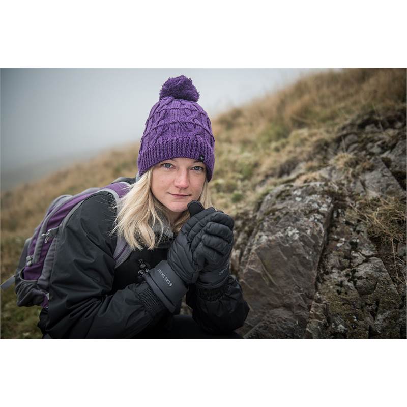 SealSkinz Waterproof Cable Knit Bobble Hat-5