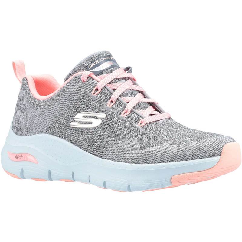Skechers Womens Arch Fit Comfy Wave Trainers-1