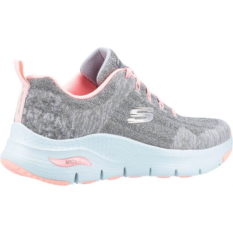 Skechers Womens Arch Fit Comfy Wave Trainers-2