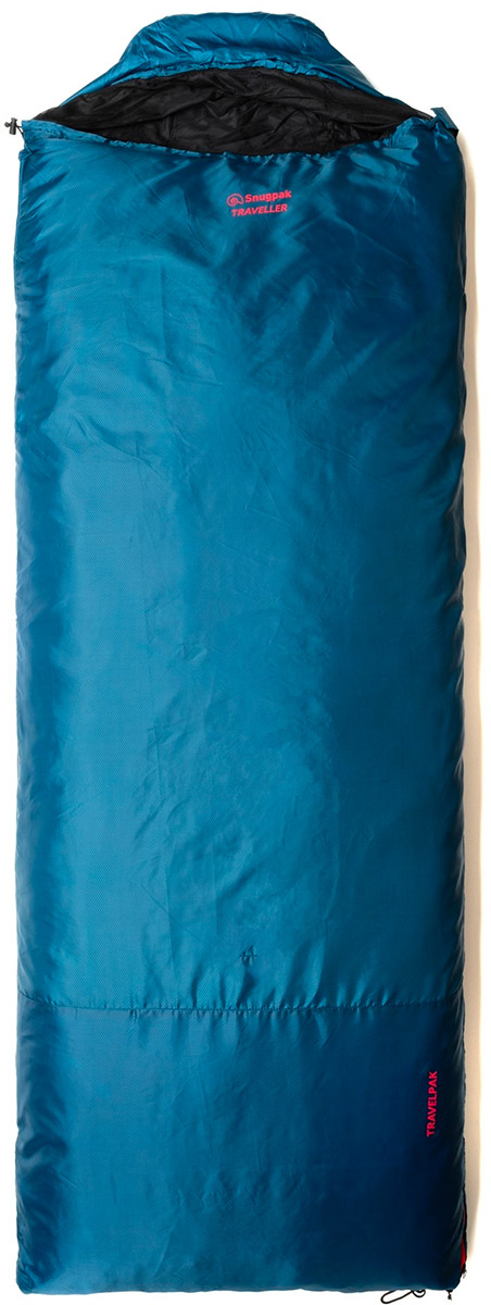 Snugpak Travelpak Blanket with Compression Stuff Sack Petrol Blue Lightweight 