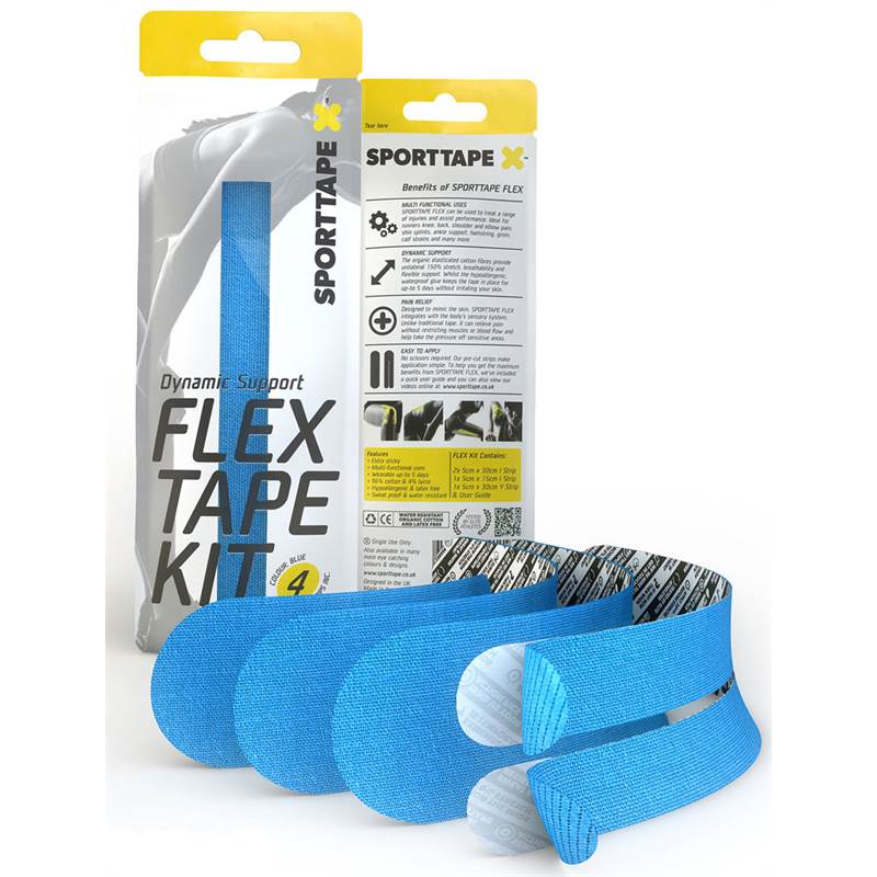 Sporttape Flex Extra Sticky Pre-Cut Tape Kit-1
