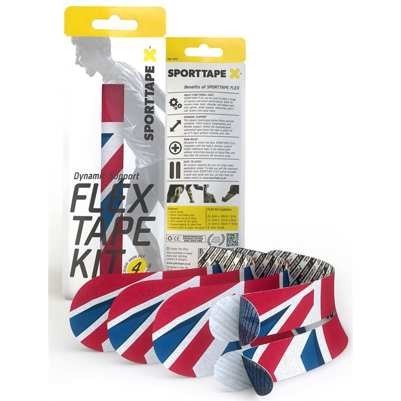 Sporttape Flex Extra Sticky Pre-Cut Tape Kit-3