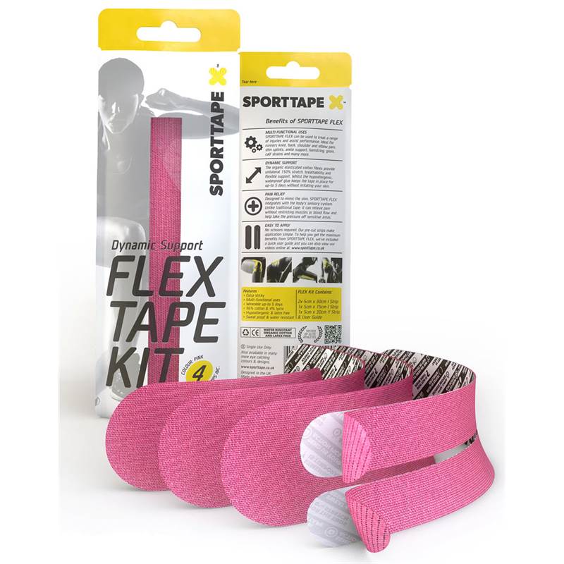 Sporttape Flex Extra Sticky Pre-Cut Tape Kit-5