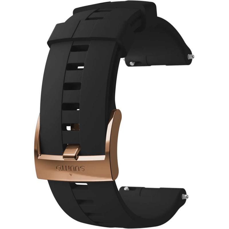 Suunto 24mm Athletic 4 Silicone Strap Black Copper M-1