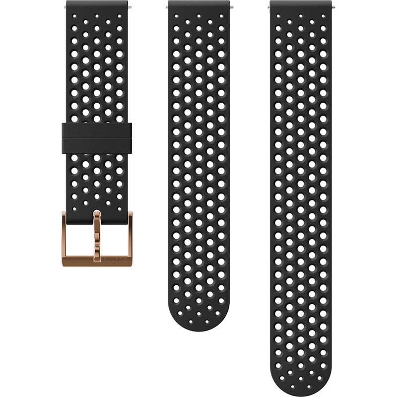 Suunto 20mm Athletic 1 Silicone Black/Copper Strap S-M-1