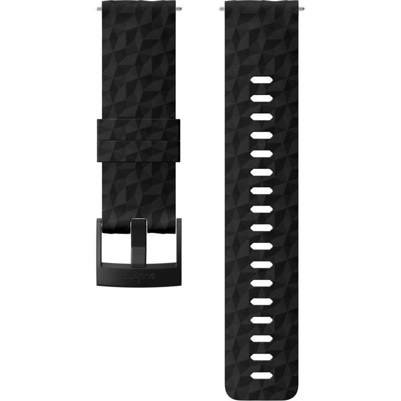 Suunto 24mm Explore 1 Silicone Strap Black Black M-1