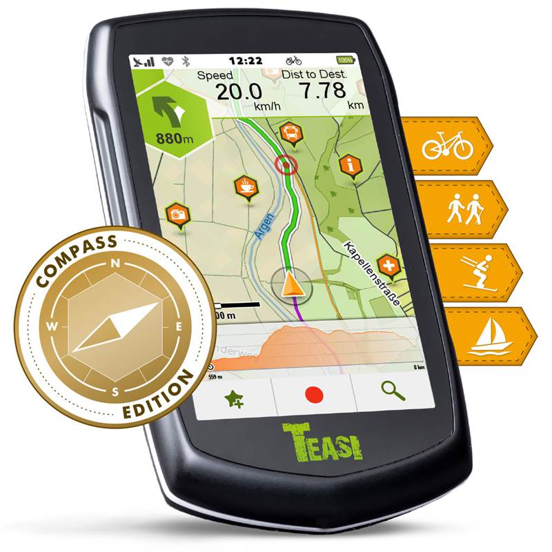 Teasi One3 eXtend HR Hiking and Cycling GPS-5