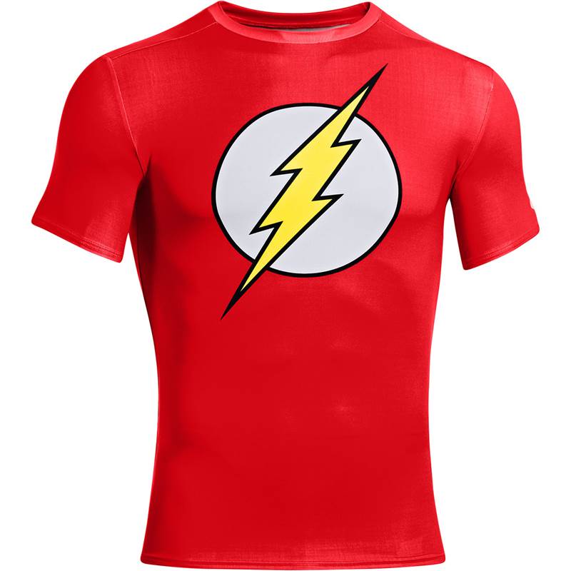 Under Armour Mens Alter Ego Compression Red Flash Top-1
