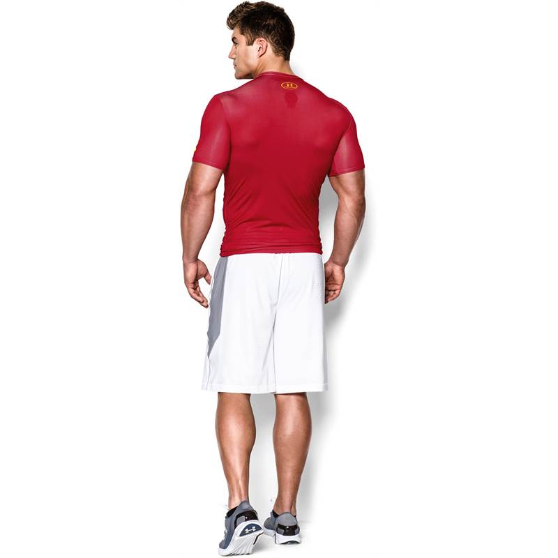 Under Armour Mens Alter Ego Compression Red Flash Top-3