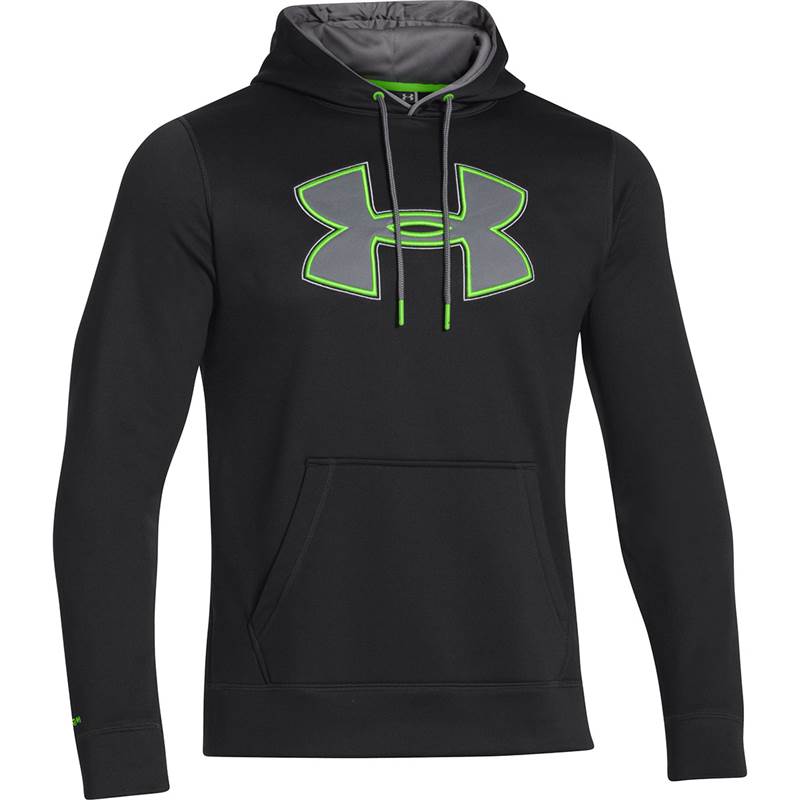 Under Armour Mens Storm Armour Fleece Big Logo Hoodie-1