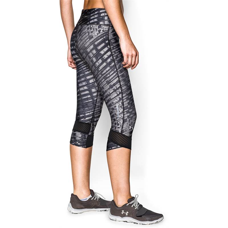Under Armour Womens Printed Fly-By Compression Capri-3