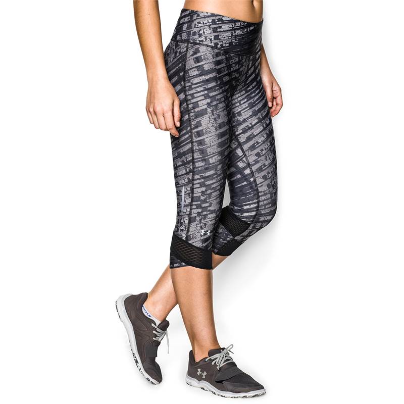 Under Armour Womens Printed Fly-By Compression Capri-4