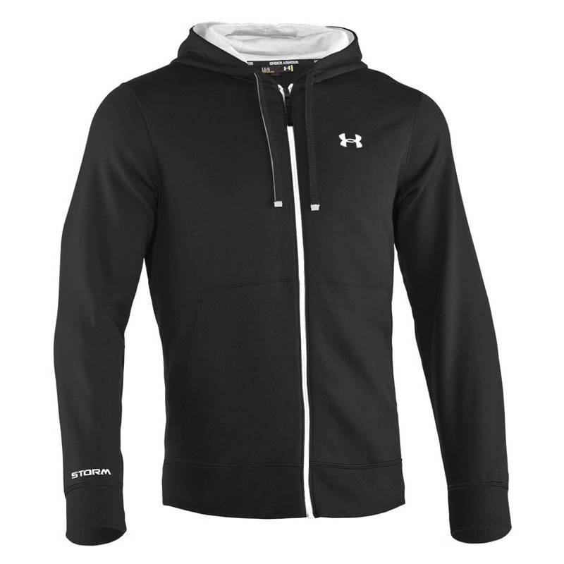 Under Armour Mens Charged Cotton Storm Rival Full Zip Hoodie-1