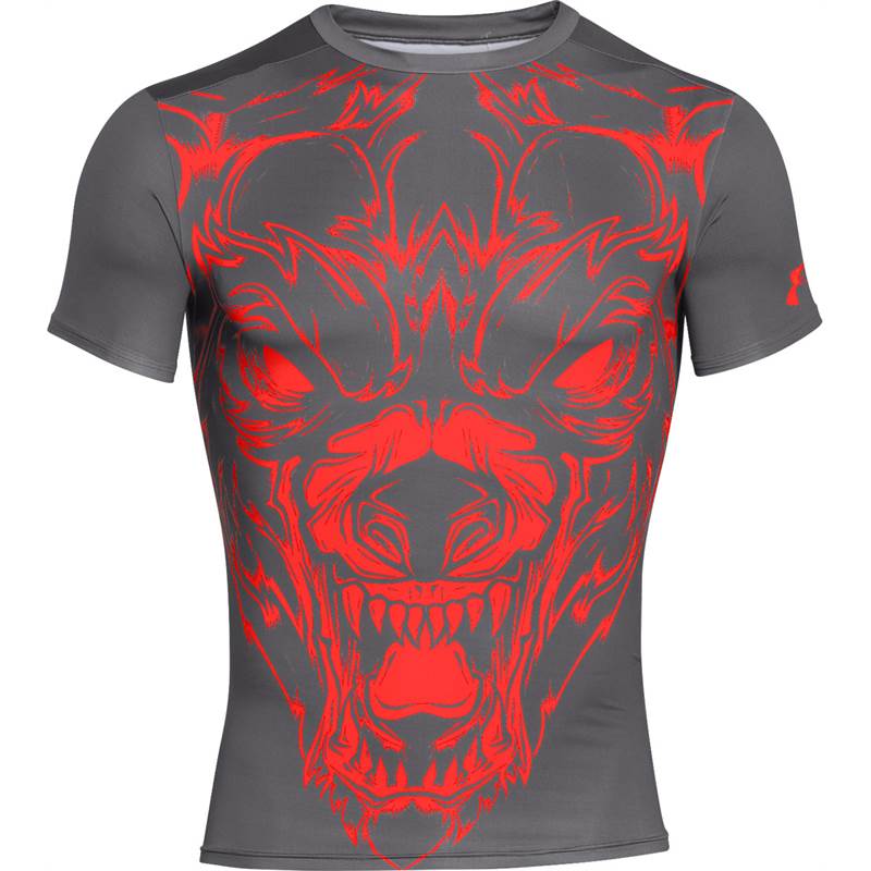 Under Armour Mens 100% Beast Wolf Compression Shirt-1