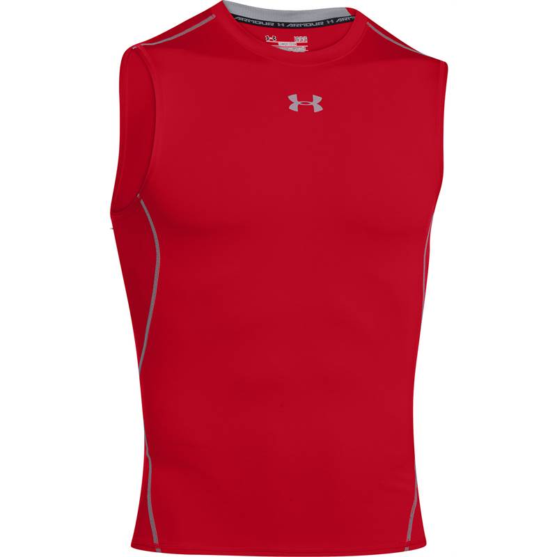 Under Armour Mens HeatGear Armour Sleeveless Compression Shirt-1