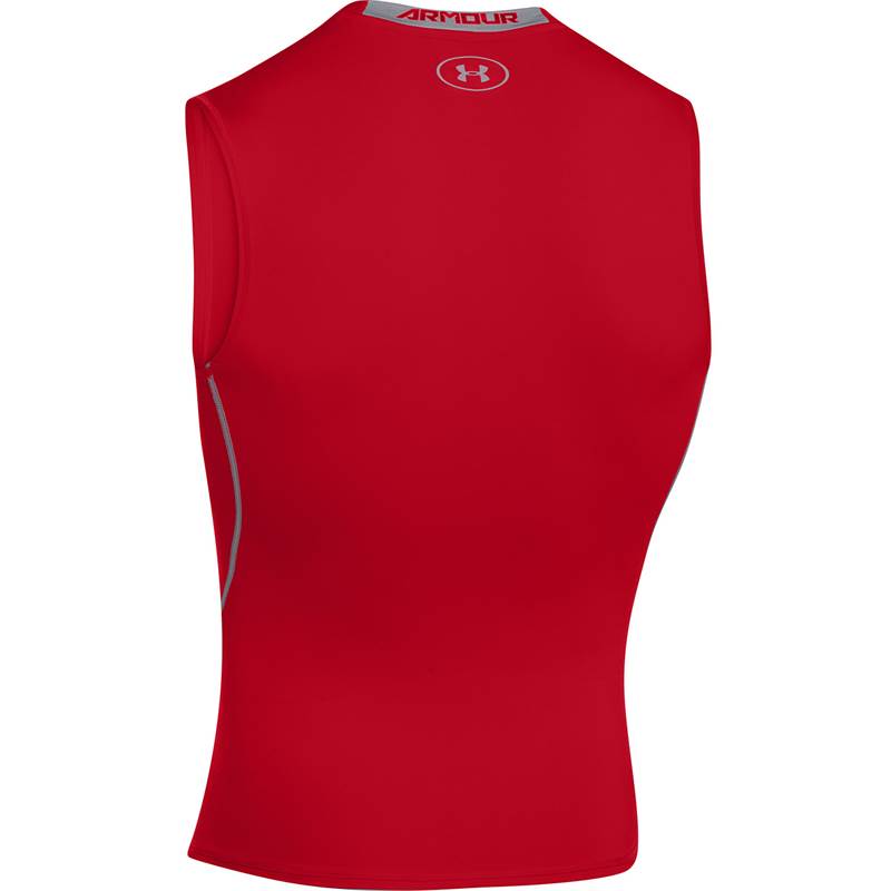 Under Armour Mens HeatGear Armour Sleeveless Compression Shirt-2