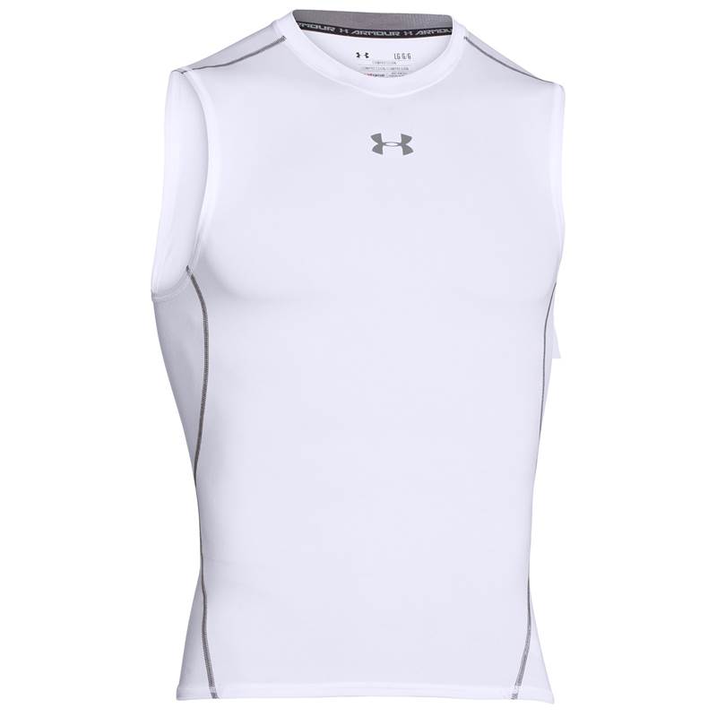 Under Armour Mens HeatGear Armour Sleeveless Compression Shirt-3