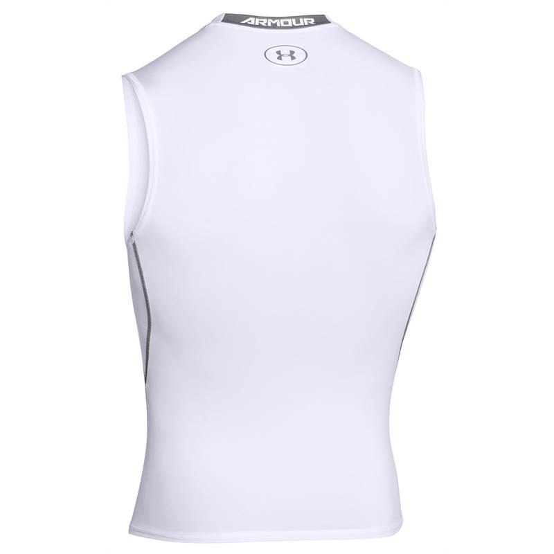 Under Armour Mens HeatGear Armour Sleeveless Compression Shirt-4