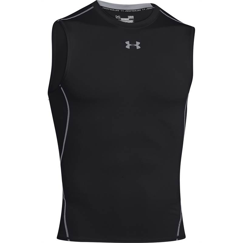 Under Armour Mens HeatGear Armour Sleeveless Compression Shirt-5